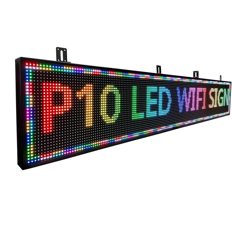 LED Sign Programmable Outdoor, Digital waterproof Custom Word Scrolling ...