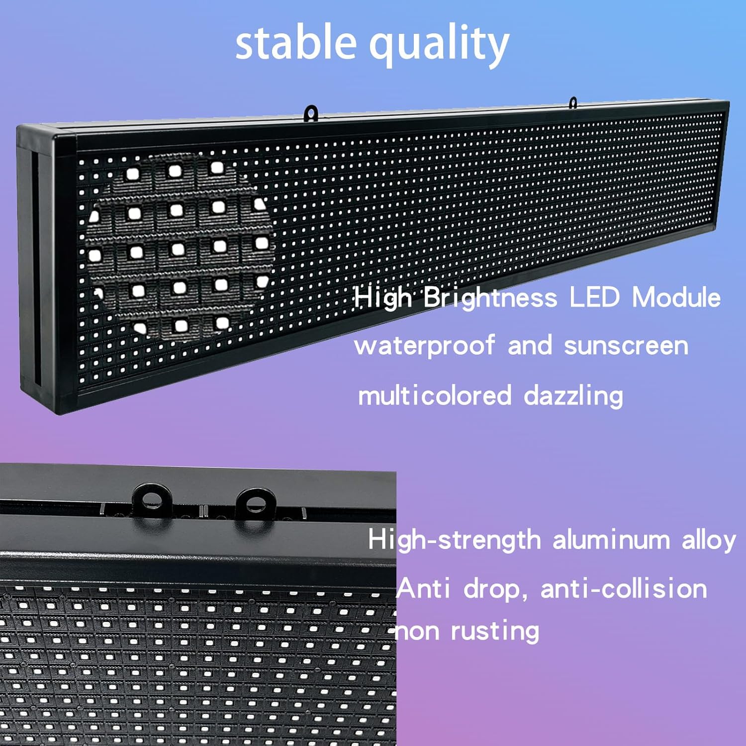 Programable Led Word Screen P10 Programmable Scrolling Led Sign Outdoor Signs For Businesse Custom ...