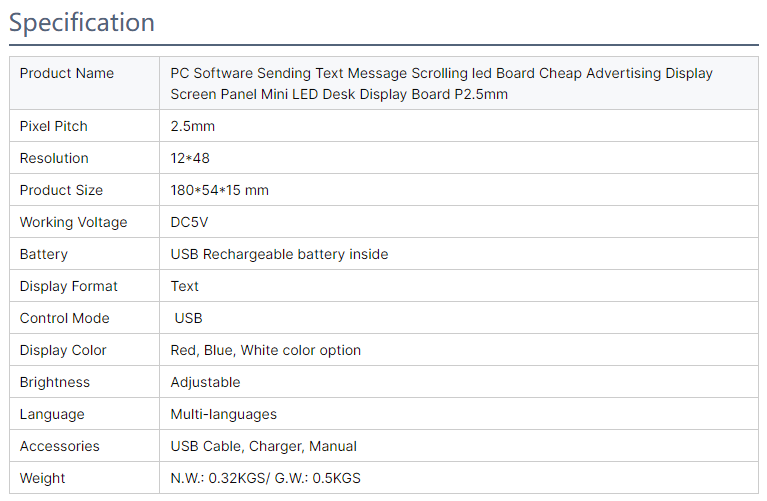 Text Message Scrolling led Board Cheap Advertising Display Screen Panel ...