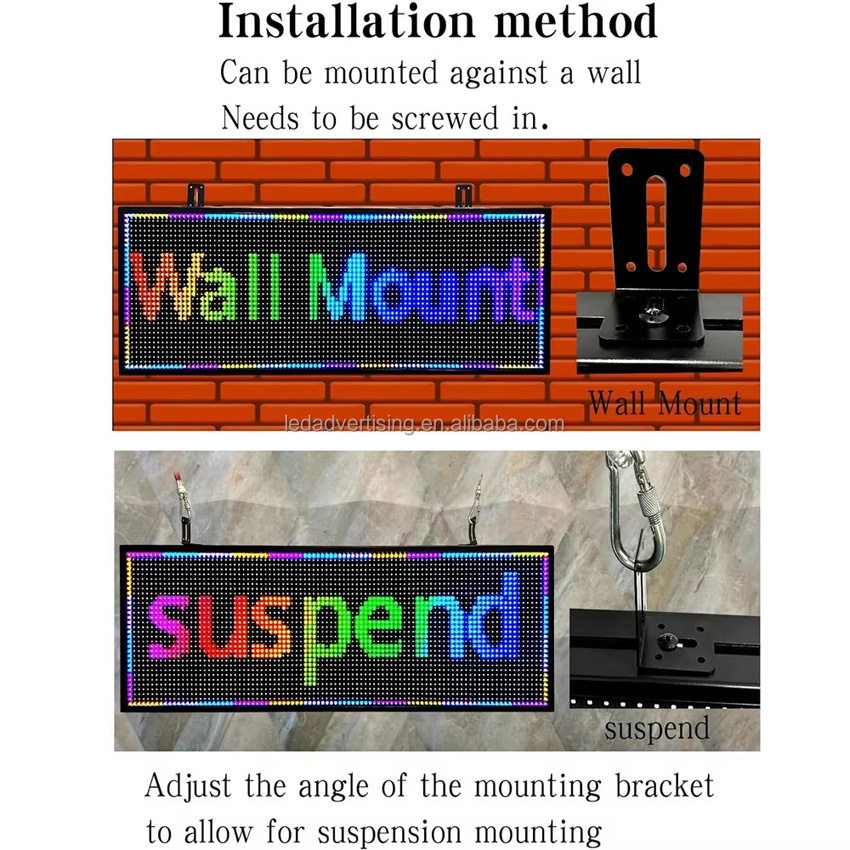 P4 Indoor Scrolling Led Sign Programmable Led Display Screen Digital ...