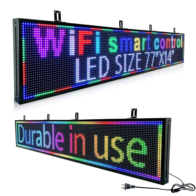 P10 Programmable Scrolling Led Sign Outdoor Signs For Businesse Custom ...