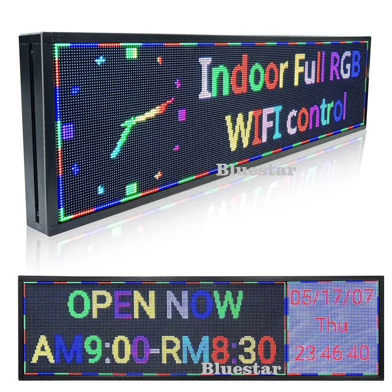 Programmable Scrolling Led Sign Message Board Outdoor Digital Signs For ...