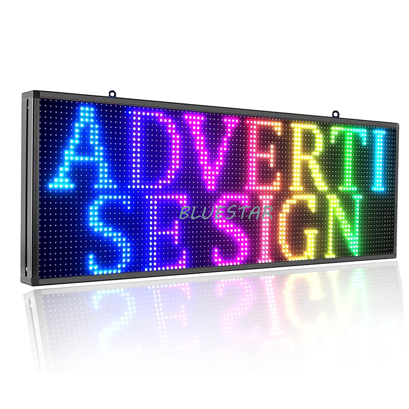 Programable Led Word Screen Programmable Scrolling Led Sign Message Board Outdoor Digital Signs For ...