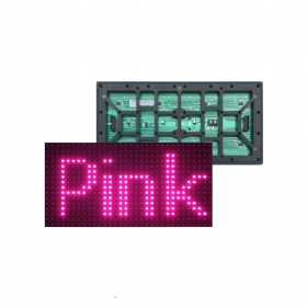 P10 pink outdoor led panel