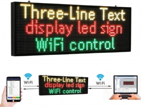 Programable scrolling led moving message sign full color customized P10P8 led display outdoor sign dot matrix Led display screen