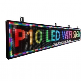 P10 Scrolling Led Sign Message Board Programmable Outdoor Publicidad Negocio Digital Display Open for Business Electronic Stock Ticker Store Screen