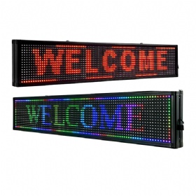 red led programable display sign