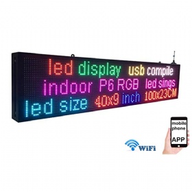 P2.5/P10/P5/P8/P3 Full Color LED Scrolling Text Digital Sign