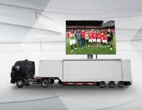 HW-C40 led screen display outdoor mobile truck