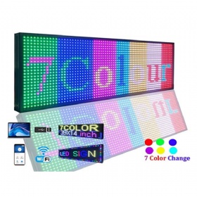 LED Programmable Digital Sign Support Image Video and Text Display For Store Advertising