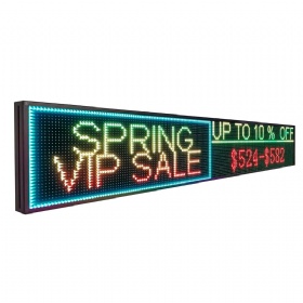 outdoor programmable WiFi Control RGB Full Color LED Digital Sign Message Board