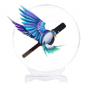 20CM 3D Hologram Fan Desktop Cover