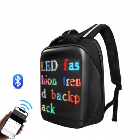 Led Backpack with Programmable Full Color Screen, Motorcycle Bagpack, Waterproof Shoulder Travel Back pack, Christmas Gift Bag