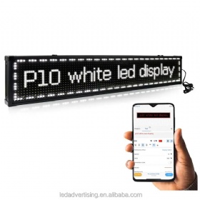 white led scrolling sign