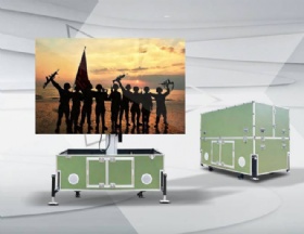 HW-8M mobile led display trailer