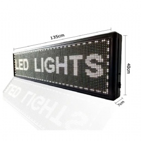 White Color Led Sign Scrolling Message Board